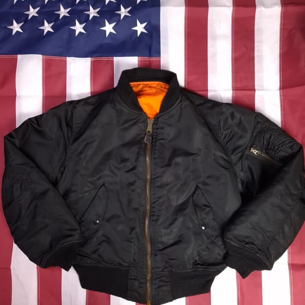 오리지날 90's 미국제조 알파사 미공군 민수용 MA-1 항공자켓