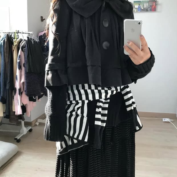 미라이클립 빈티지 코디셋