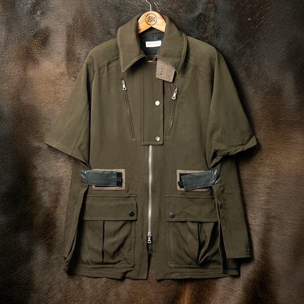 드리스 반 노튼 14AW 유틸리티 하프자켓 