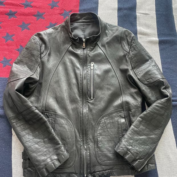 레더 자켓 빈티지