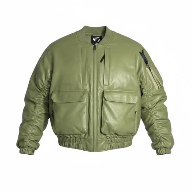 엑스톤즈 레더 ma1 항공점퍼 L