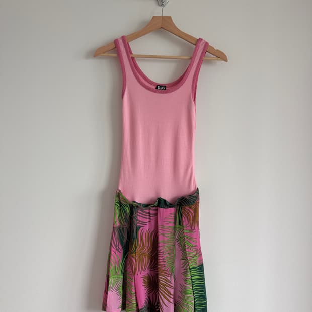 돌체앤가바나(D&G) 슬리브리스 레이어드 원피스(ITALY)