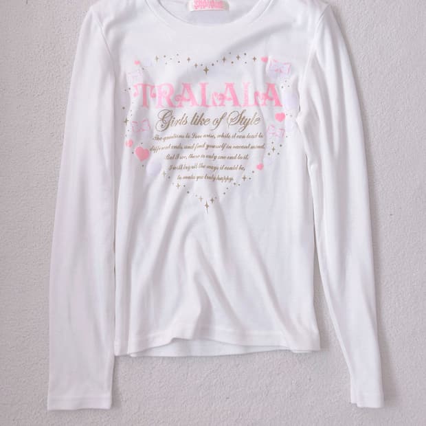 트랄라라 핑크 글리터 롱슬리브 히메갸루