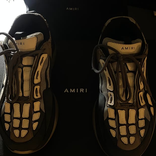 아미리 본 러너 스켈레톤 슈즈