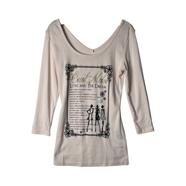 [Cecil McBee] 세실맥비 오프숄더 슬리브탑