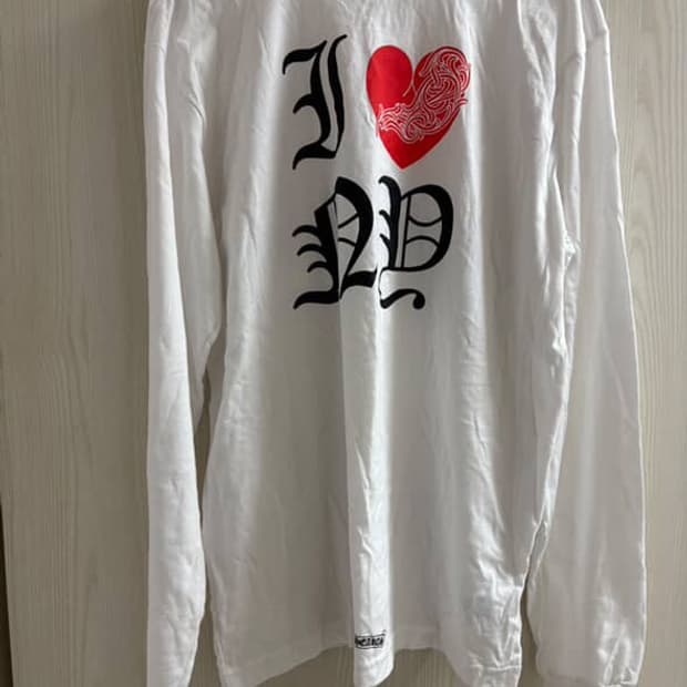 크롬하츠 I LOVE NY 롱슬리브 사이즈 L