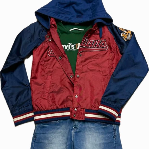 MLB 재킷 + 리바이스 나시 + 타미 반바지 (세트가 ⭕️ 무배 ⭕️)