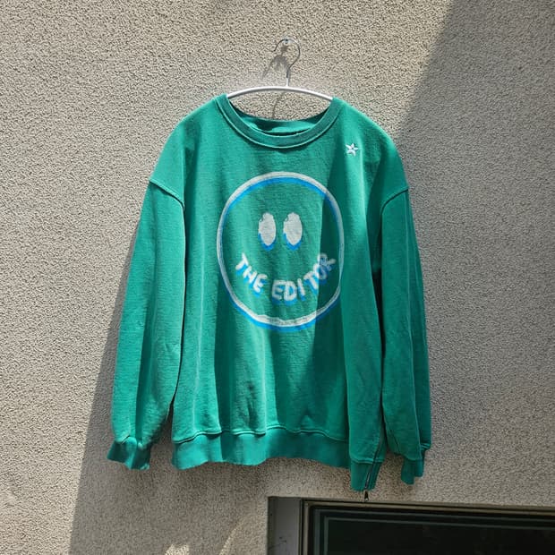 더에디터 지퍼 스웻 맨투맨