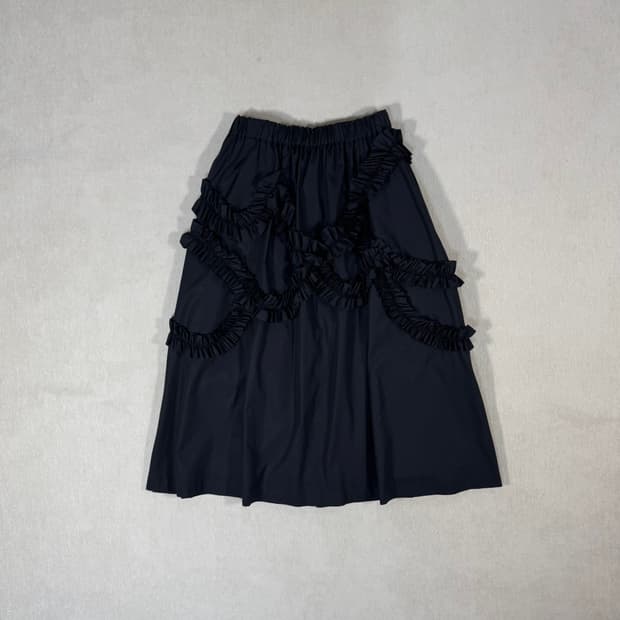 Cotton Broad Frill Skirt