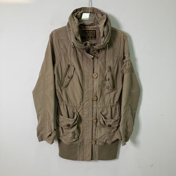 RUSH HOUR 카키 야상 자켓