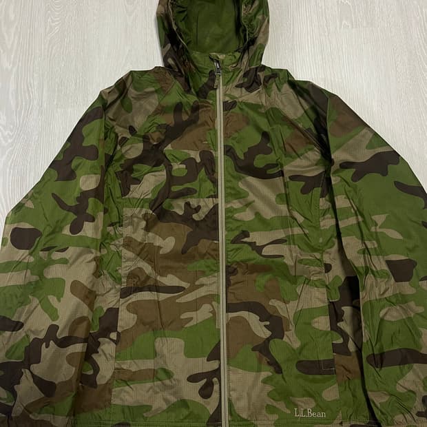 엘엘빈 카모 바람막이 L