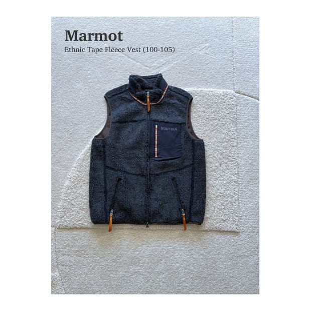 마모트 에스닉 플리스 베스트 (100-105)