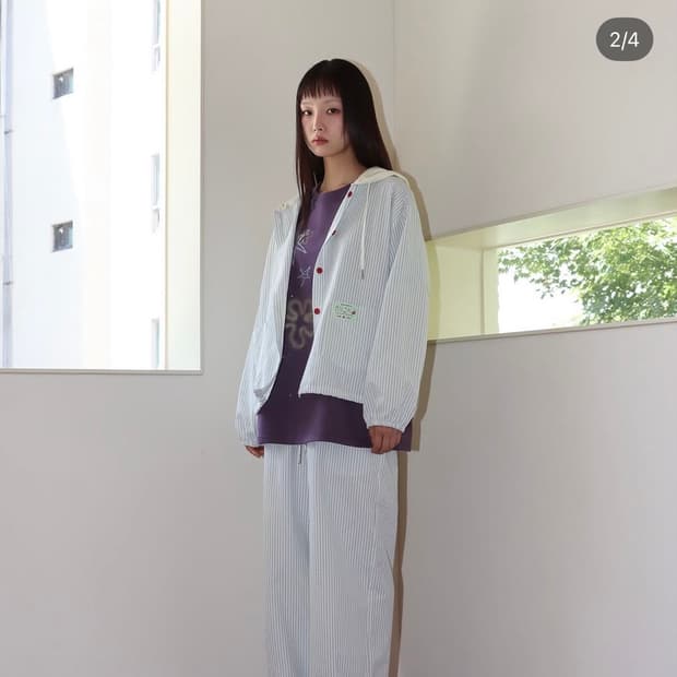 온스카 시어서커 바람막이