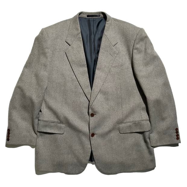 입생로랑 헤링본 싱글 2B 블레이저 자켓