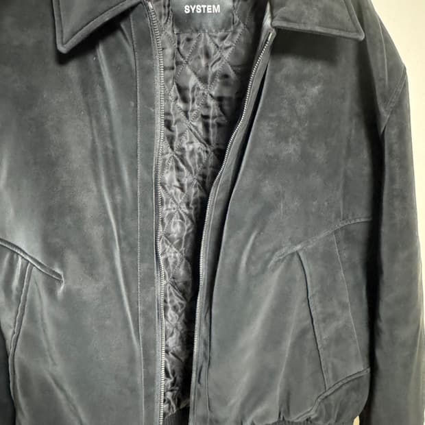 시스템옴므 볼륨집업패딩 100사이즈