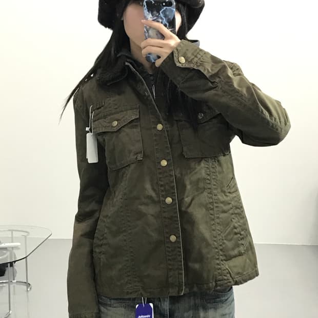 RATTLE TRAP 보아 카라 밀리터리 자켓