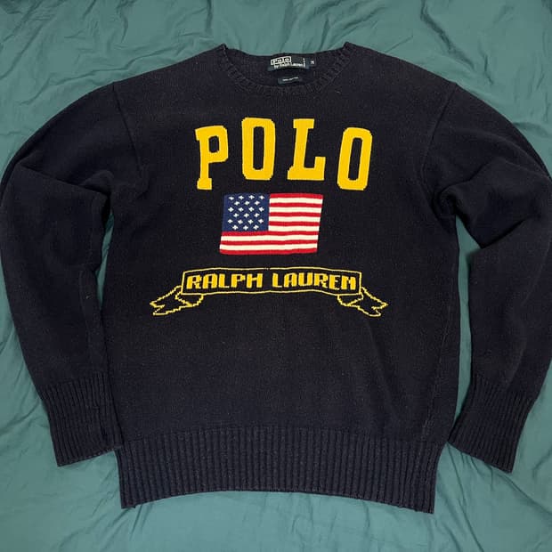 폴로 빈티지 니트