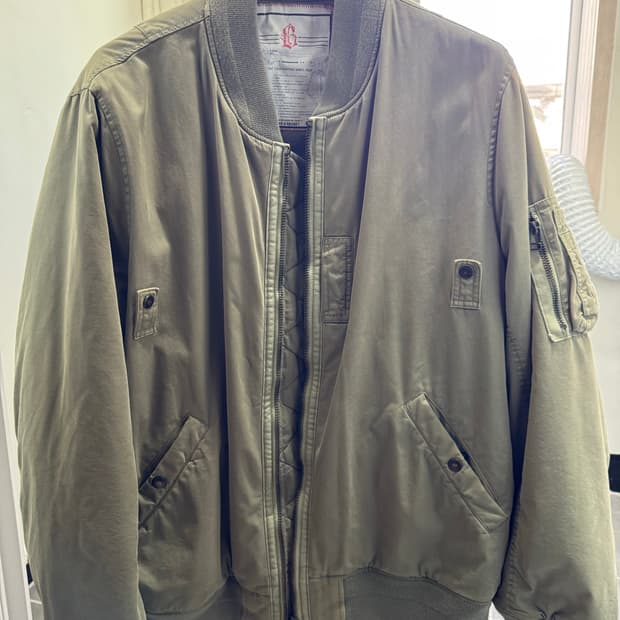 [L]블랙아웃 ma-1 올리브 23년 면버전