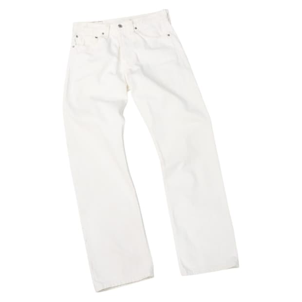 리바이스 빈티지 501 화이트 데님 팬츠 (W32 L32)