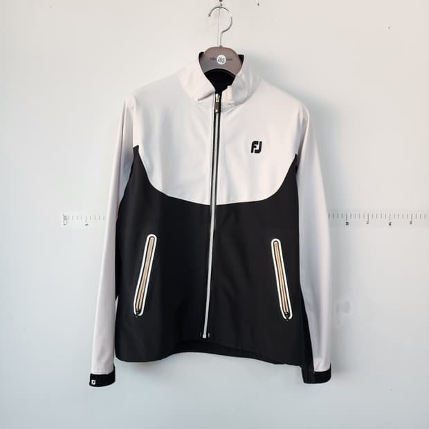 FJ 풋조이 바람막이 자켓 블랙/화이트