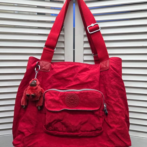 키플링 빅 트래블 토트백