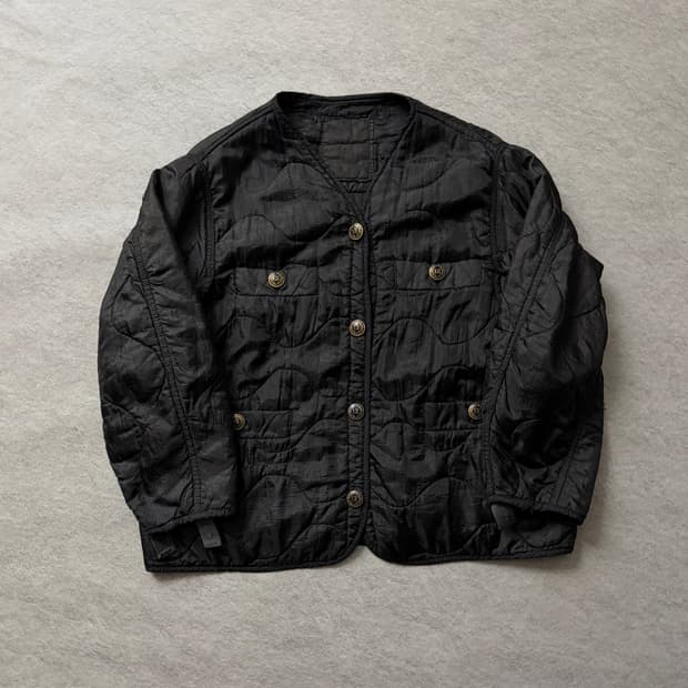 R13 고딕라이너 퀄팅 자켓