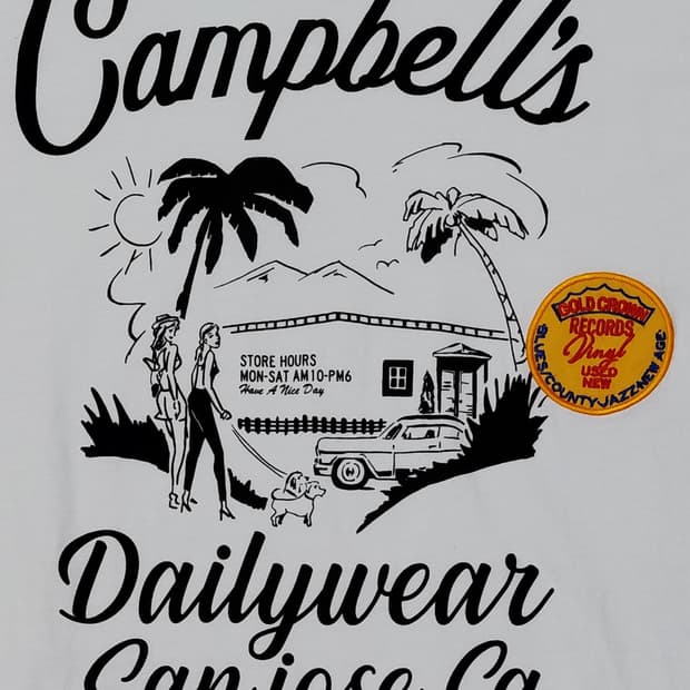 [FREE] 로데오 크라운즈 와이드 보울 백로고 패치 빈티지 티셔츠