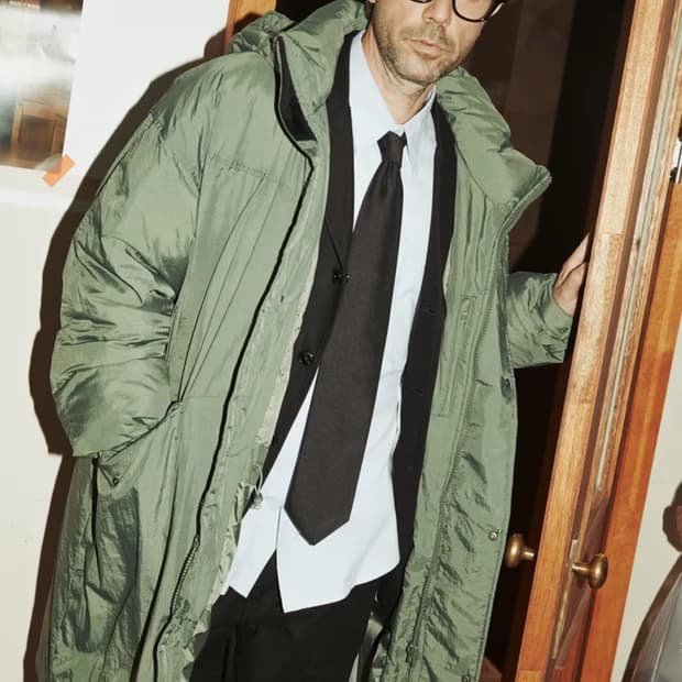 [새상품] 휠라 카키 롱패딩 L