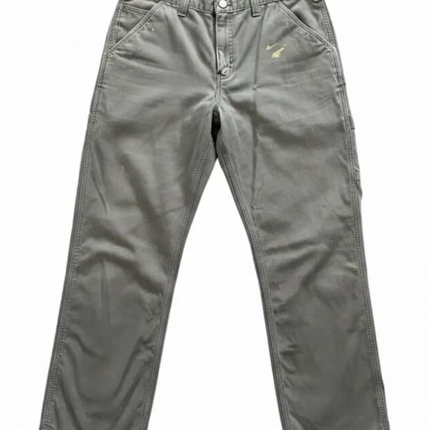 칼하트 카펜터 팬츠 싱글니 그레이쉬 브라운 36