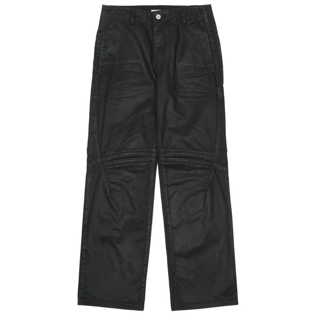 산산기어 COATED PANTS BLACK