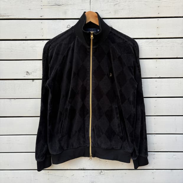 Fred Perry 프레드페리 벨벳 져지 집업