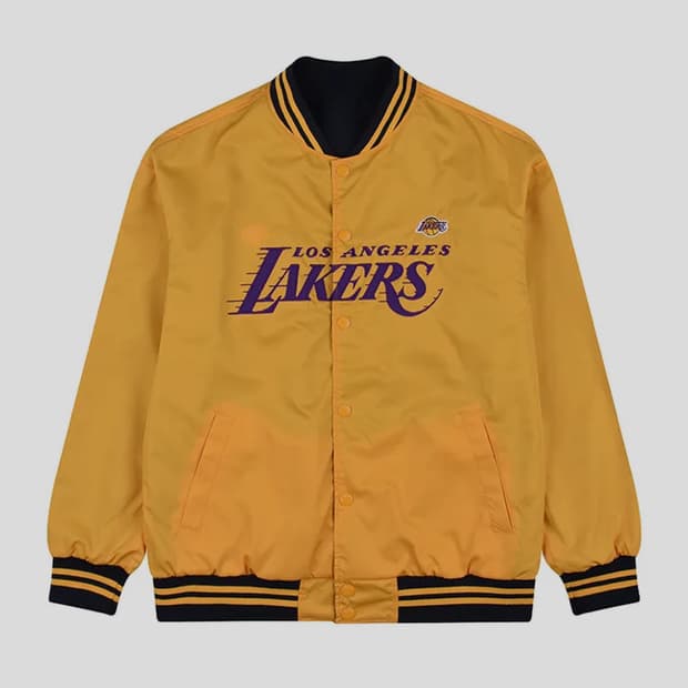 LA레이커스 리버시블 바시티 자켓 lakers