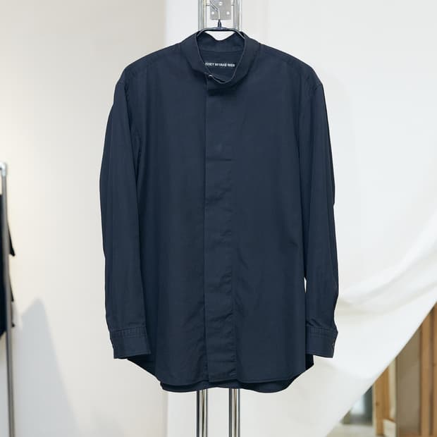 Issey Miyake Men Wrapped Collar Shirt