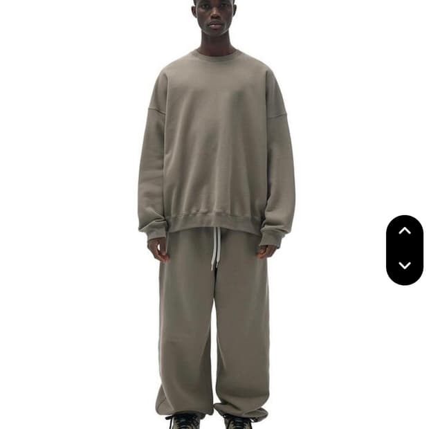 2사이즈) 모이프 배기스웻셔츠+오버밀스웻팬츠 셋트 