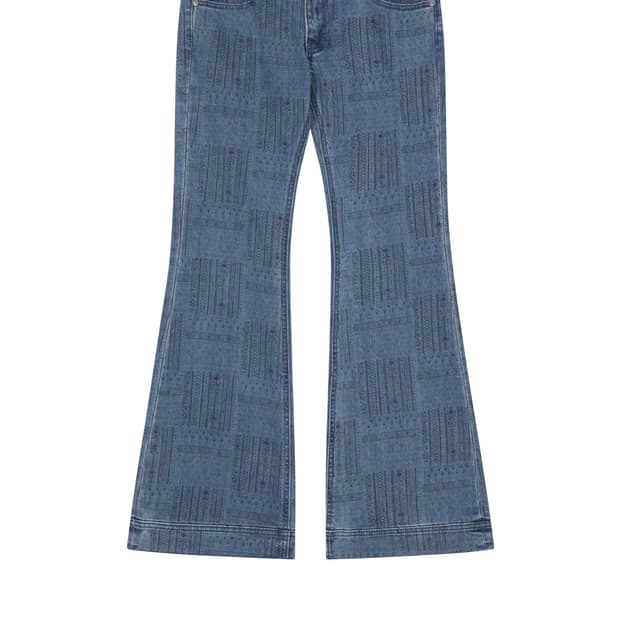 코이세이오 부츠컷 데님 팬츠 블루
