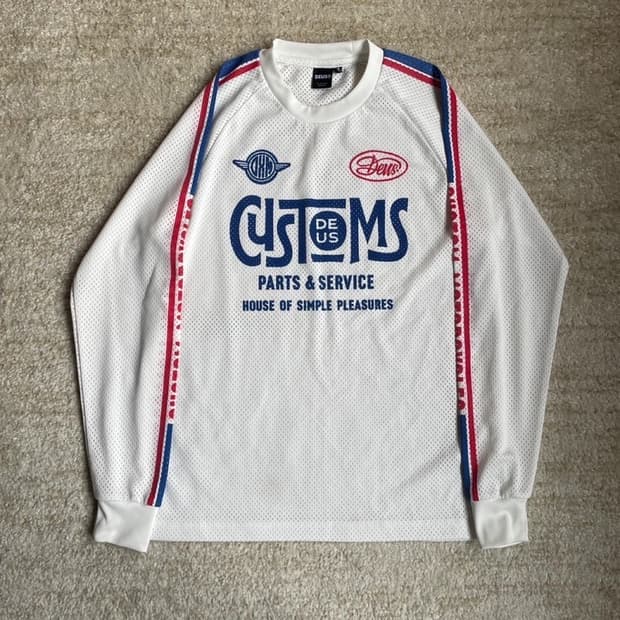 [M] DEUS 데우스 엑스 마키나 메쉬 모토사이클 저지 착샷o