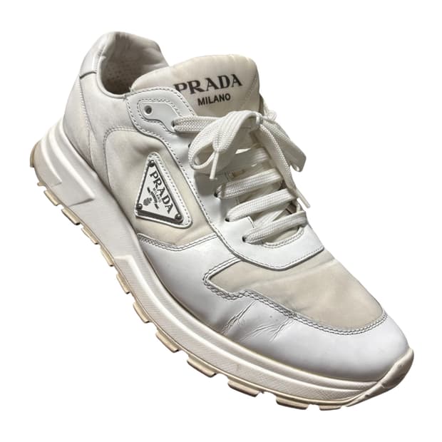 프라다 삼각로고 리나일론 레더 스니커즈 9 280