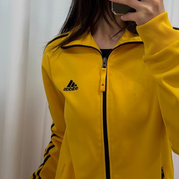 [M]아디다스 머스타드 옐로우 트랙탑 져지