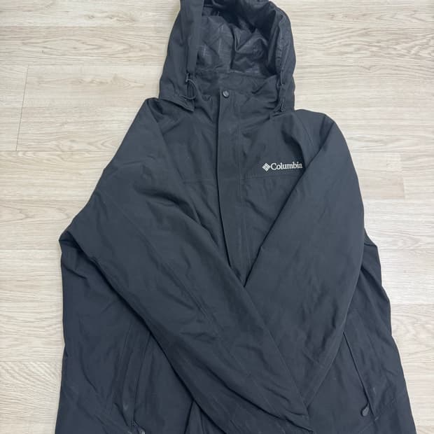 컬럼비아 블랙 바람막이 자켓 L