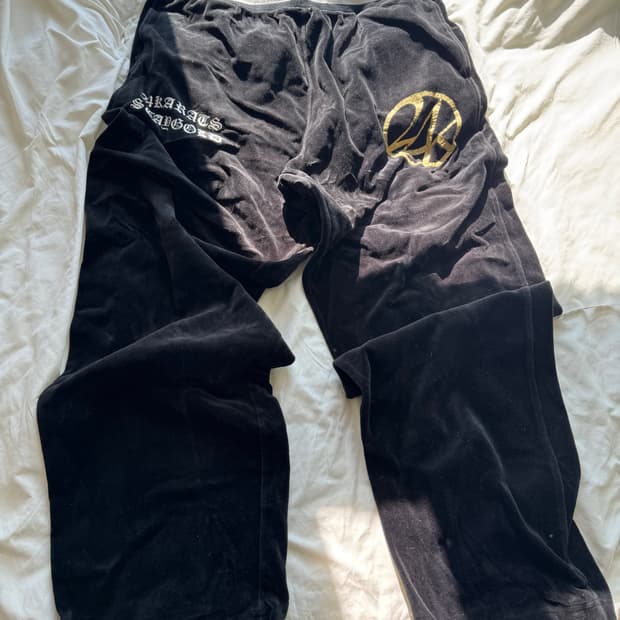 빈티지 벨벳스웻팬츠