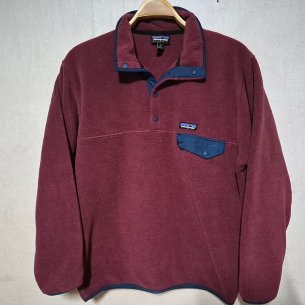 Patagonia synchilla 파타고니아 신칠라 버건디( M)