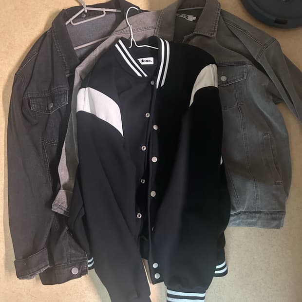 봄,가을 아우터 3종 일괄 팝니다