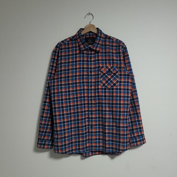 (105) 코오롱 스포츠 체크 남방 셔츠