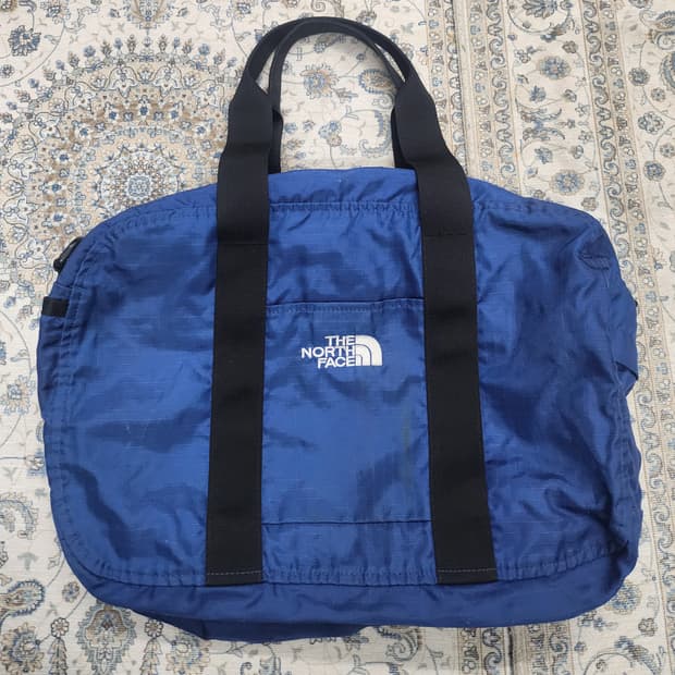 노스페이스 블루 토트백