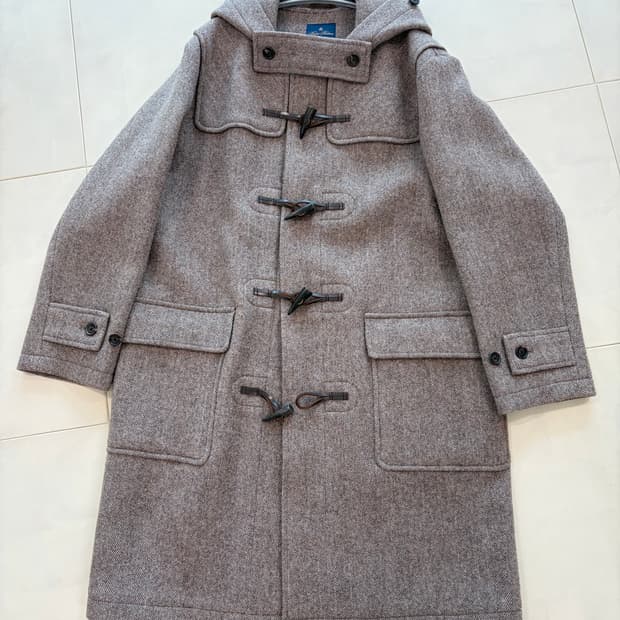 브룩스브라더스 울 헤링본 더플코트 L(100-105)