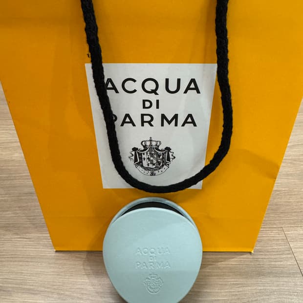 아쿠아 디 파르마 차량용 디퓨저 레더 케이스 클라우디 블루