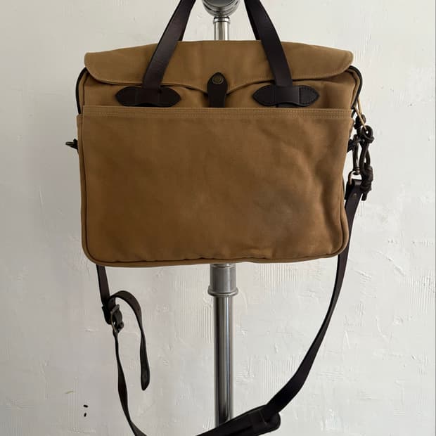 FILSON 필슨 탄 컬러 러기드 트윌 오리지널 브리프케이스