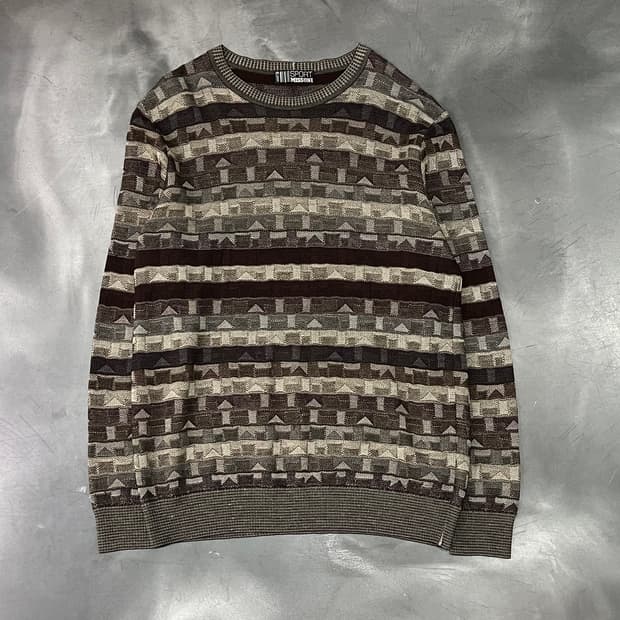  미쏘니 스포츠 패턴 니트 y15507