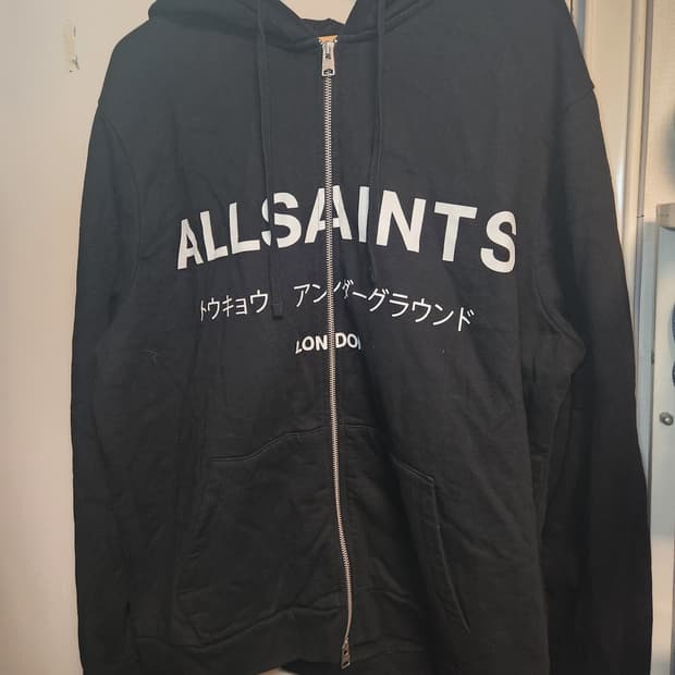 올세인츠 언더그라운드 집 후디 L
