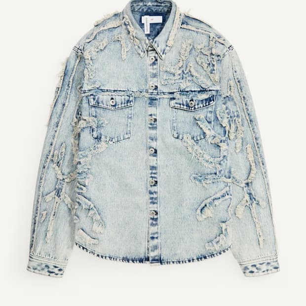 글렌 마틴스 h&m 디스트레스드 룩 데님 스커트 트러커 팝니다